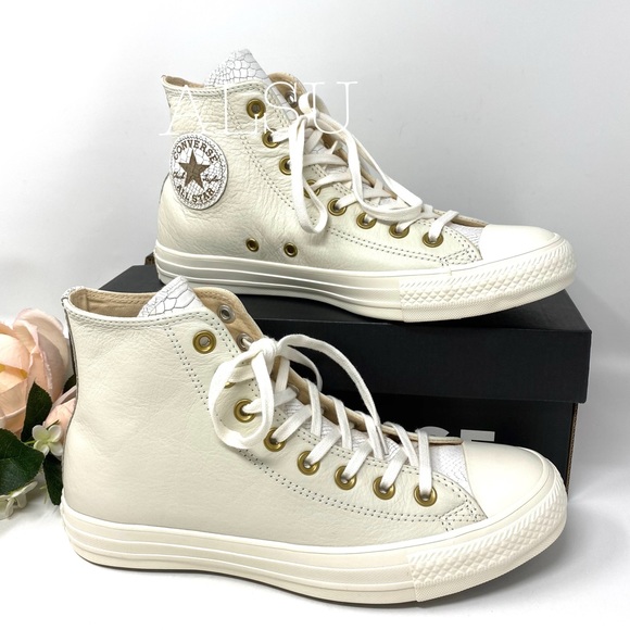 Converse Chuck Taylor AS Hight Top Egret Leather W - Picture 7 of 8